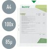 LEITZ pochette perforée, format A4, PP, grainé, 0,09 mm