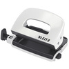 LEITZ Mini perforateur Nexxt 5060, en carton, blanc perle