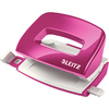 LEITZ Mini perforateur Nexxt 5060, en carton, rose métallisé