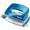 LEITZ Mini perforateur Nexxt 5060, en carton, bleu métallisé