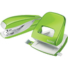 LEITZ Agrafeuse & perforateur Nexxt WOW, vert métallisé