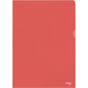 Esselte Pochette coins Standard, A4, PP grainé, rouge - 55280