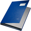 LEITZ parapheur, revêtement PP, 10 compartiments, bleu, A4