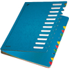 LEITZ Trieur Deskorganizer Color, A4, 1- 12, bleu