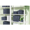 LEITZ Boîte de rangement en tissu, taille M, set de 2, gris