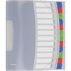 Esselte Trieur VIVIDA, A4, PP, 12 touches, multicolore