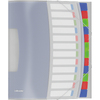 Esselte Trieur VIVIDA, A4, PP, 12 touches, multicolore