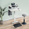 LEITZ Bureau assis-debout Ergo Compact, électrique, blanc