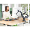 LEITZ Bras pour écran Ergo avec support ordinateur portable