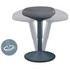 LEITZ Tabouret 'assis' Ergo actif, assise confort,gris foncé