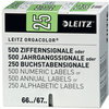 LEITZ Etiquette année Orgacolor '25', sur rouleau, vert