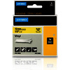 DYMO RHINO Etiquette industrielle en vinyle noir/jaune