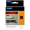 DYMO RHINO Etiquette industrielle en vinyle noir/orange
