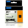 DYMO RHINO Etiquette industrielle en vinyle noir/blanc