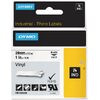 DYMO RHINO Etiquette en vinyle, 24 mm x 5,5 m, blanc/noir