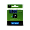 DYMO D1 Ruban d'étiquette D1 noir/bleu, 9 mm x 7 m - 61698