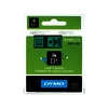 DYMO Ruban d'étiquette D1 noir/vert, 9 mm x 7 m - 61701