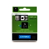 DYMO Ruban d'étiquette D1 noir/transparent, - 69956
