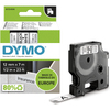 DYMO Ruban d'étiquette D1 noir/blanc, 12 mm x 7 m - 69953
