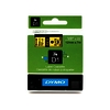 DYMO Ruban d'étiquette D1 noir/jaune,12 mm x 7 m - 69958