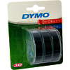 DYMO Ruban d'estampage 3D, 9 mm x 3 m, noir