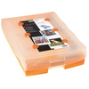 HAN Boîte à fiches CROCO 2-6-19, A8 paysage, orange