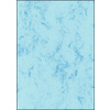 sigel papier marbré, A4, 90 g/m2, papier fin, bleu