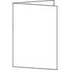 sigel cartes 2 volets pour PC, A6 (A5), 185g/m2, extra blanc