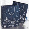 sigel Sac cadeau de Noël 'Silver Snowflakes', petit