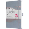 sigel Carnet de notes Jolie, similicuir, A5, gris