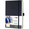 sigel Agenda planning Conceptum 2024, env. A5, noir