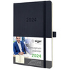 sigel Agenda planning Conceptum 2026, env. A5, noir