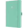 sigel Agenda de poche Jolie Feel 2026, textile, A5, menthe