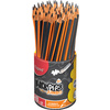 Maped Crayon BLACK'PEPS JUMBO, avec gomme, pot de 46 pièces