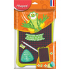 Maped Ardoise en plastique, uni/quadrillé, incl. accessoires