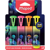Maped Surligneur DEEPSEA PARADISE, mine biseautée, étui de 4