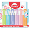 Maped Surligneur FLUO'PEPS PASTEL, blister de 6