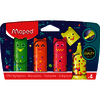 Maped Surligneur Mini PIXEL PARTY, blister de 4