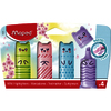 Maped Surligneur Mini PASTEL, blister de 4