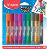 Maped Colle pailletée COLOR'PEPS, 9 x 10,5 ml, carte blister