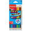 Maped Crayons bicolores COLOR'PEPS DUO, triangulaire, étui