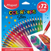 MAPED Crayon de couleur COLOR'PEPS Star, étui carton de 72