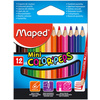 Maped Crayons de couleur COLOR'PEPS Mini, étui carton de 12