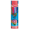 Maped Crayon de couleur COLOR'PEPS STRONG, boîte ronde de 24
