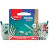 Maped Trousse SMILING PLANET, crème/vert, garni