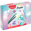 Maped Coffret d'écriture Pastel, 14 pièces
