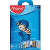 Maped Trousse Karate, en polyester, bleu, garni