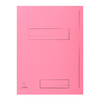 EXACOMPTA Chemises à rabats SUPER 250, A4, rose  - 58815