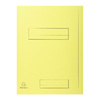 EXACOMPTA Chemises à rabats SUPER 250, A4, jaune  - 58814