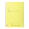 EXACOMPTA Chemises à rabats SUPER 250, A4, jaune - 58814
